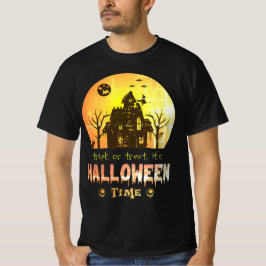 Camiseta Truco o trato, es hora de Halloween mejor diseño
