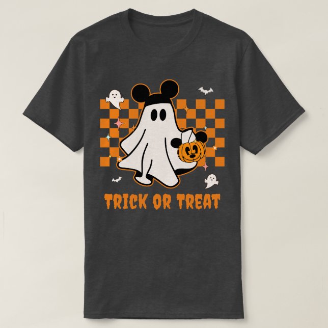 Camiseta Truco O Trato Fantasma (Diseño del anverso)