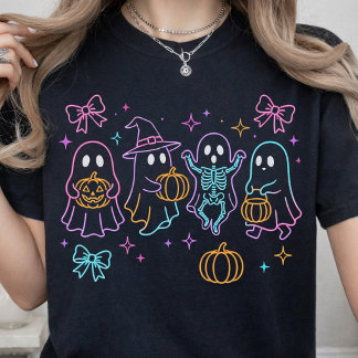 Camiseta Truco o trato | Fantasma espeluznante de Halloween