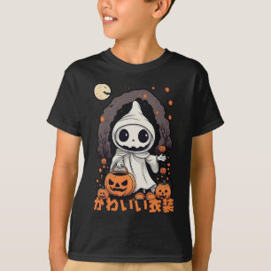 Camiseta Truco o trato - Fantasma espumosa de Halloween en 