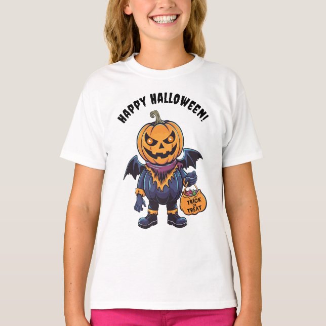 Camiseta Truco o trato | Feliz Halloween (Anverso)