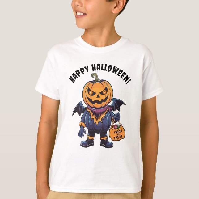 Camiseta Truco o trato | Feliz Halloween (Anverso)