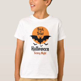Camiseta Truco o trato Halloween Noche de miedo Murciélago