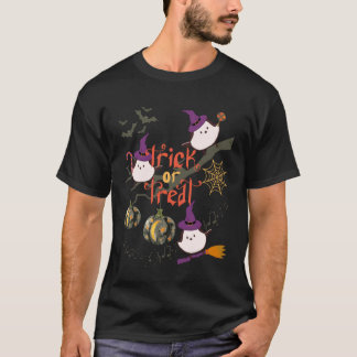 Camiseta Truco o trato Halloween Pájaro japonés pequeño
