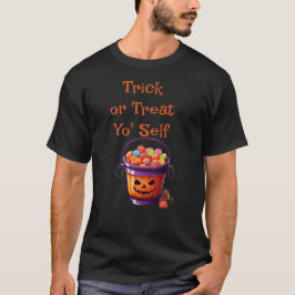 Camiseta Truco o trato tu auto-canalla cuchara Tee Hallowee