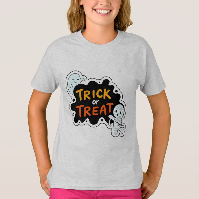 Camiseta Truco o truco divertido (Anverso)