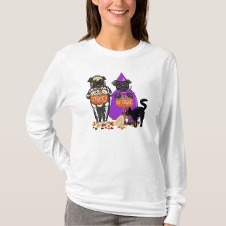 Camiseta Truco o truco para tratar cerdos de Halloween