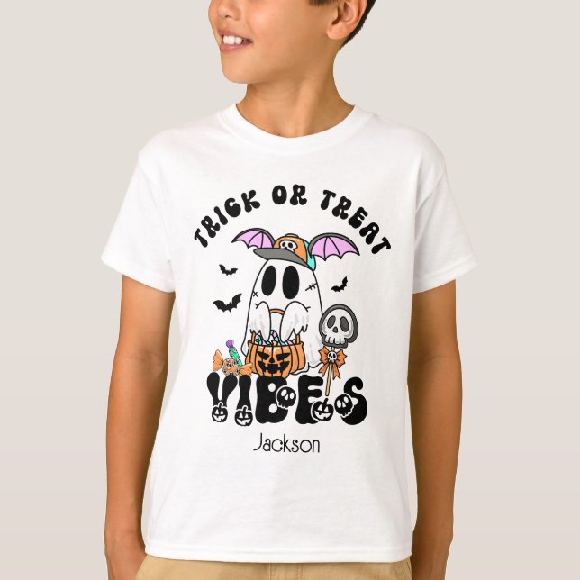 Camiseta Truco personalizado o tratamiento de los vibes de  (Anverso)