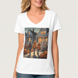 Camiseta Truco personalizado O Trate Halloween