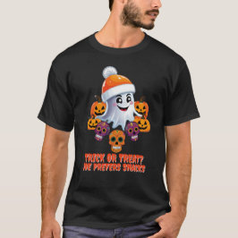 Camiseta Truco personalizado o trato a Boo Funny Halloween