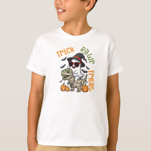 Camiseta Truco Rawr Trata Dinosaurio Niños