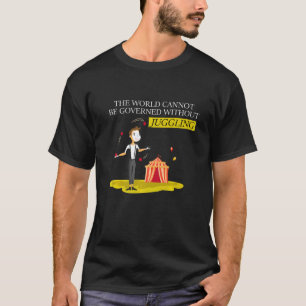 Camiseta Trucos de contrabando de circo con bolas y pines