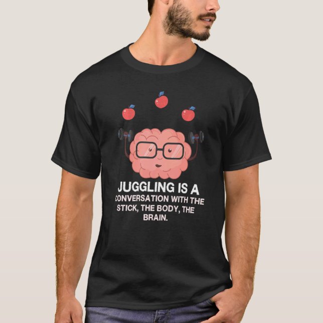 Camiseta Trucos de contrabando de circo con bolas y pines (Anverso)