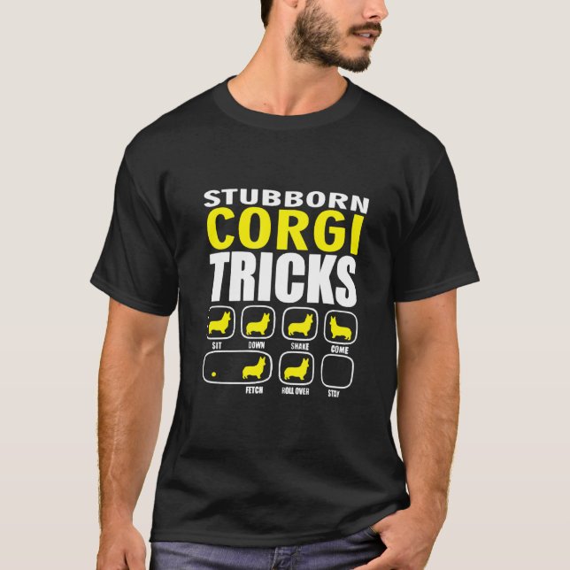 Camiseta Trucos de Corgi Terco (Anverso)