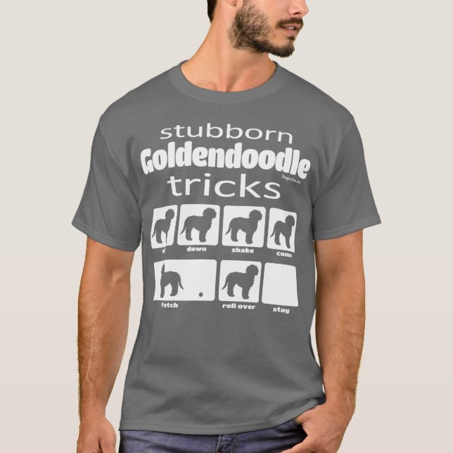 Camiseta Trucos de Goldendoodle (Anverso)