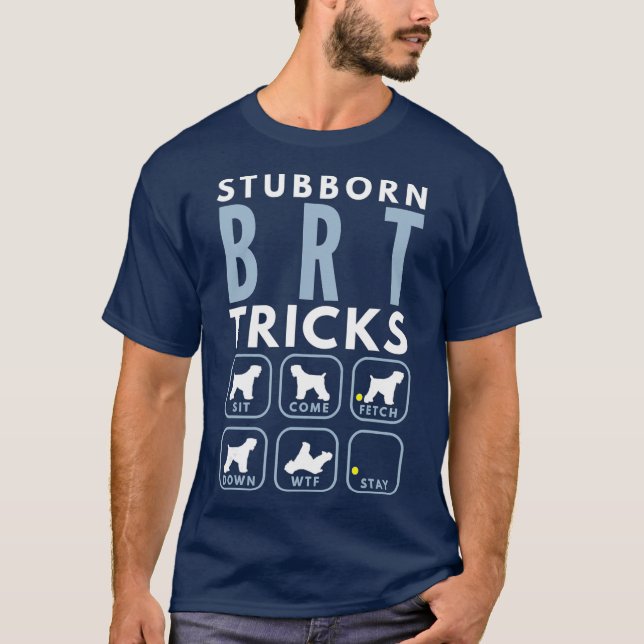 Camiseta Trucos de terror negro ruso - Perro (Anverso)