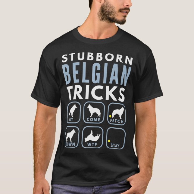 Camiseta Trucos de tervuren belgas testarudos - Entrenamien (Anverso)