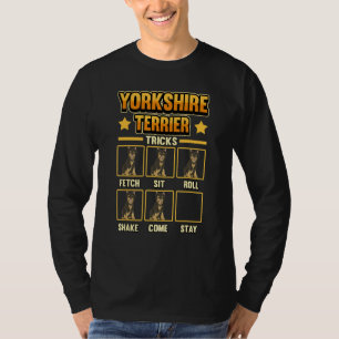 Camiseta Trucos de Yorkshire Terrier Entrenador de cachorro