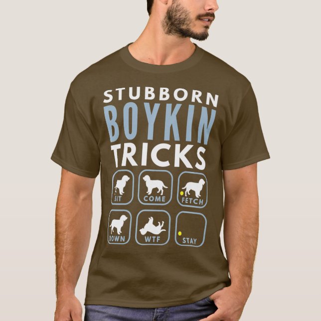 Camiseta Trucos estereotipados de Boykin Spaniel - Entrenam (Anverso)