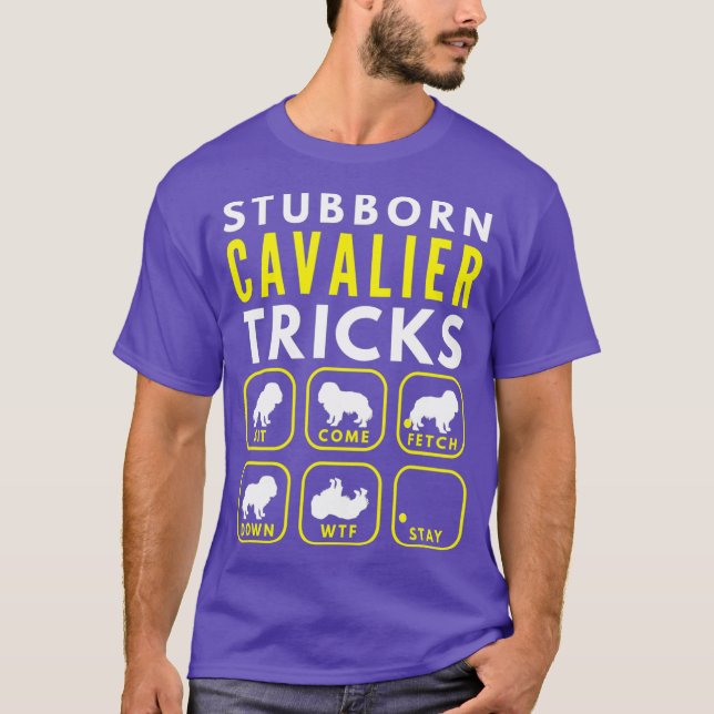 Camiseta Trucos estrafalarios de Cavalier - Entrenamiento d (Anverso)