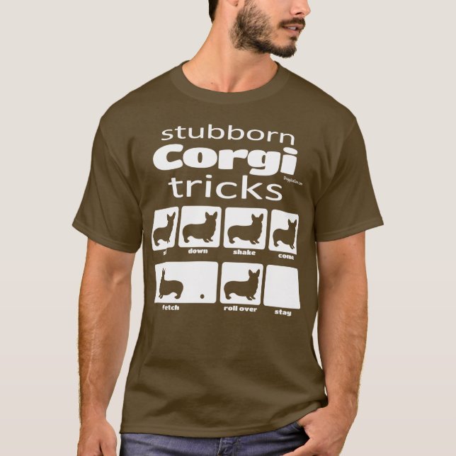 Camiseta Trucos estrafalarios de Corgi (Anverso)