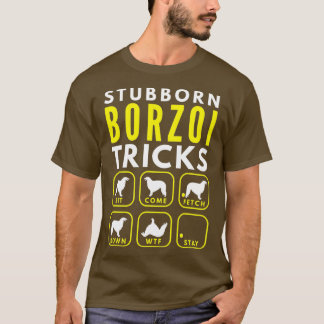 Camiseta Trucos fallidos de Borzoi - Entrenamiento de perro