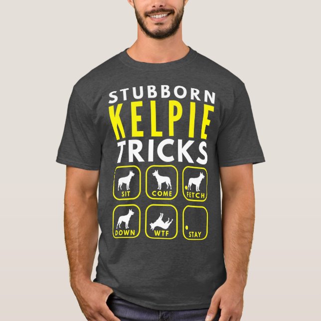 Camiseta Trucos Kelpie obstinados - Prima de entrenamiento  (Anverso)