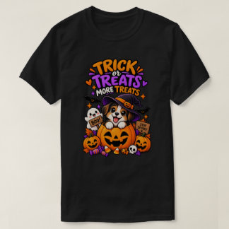 Camiseta Trucos o regalos Más regalos Cachorro adorable de 