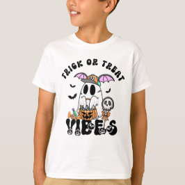 Camiseta Trucos o tratamientos con vibraciones, niños fanta