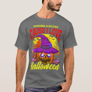 Camiseta Trucos o tratamientos para calabaza JackOLantern e