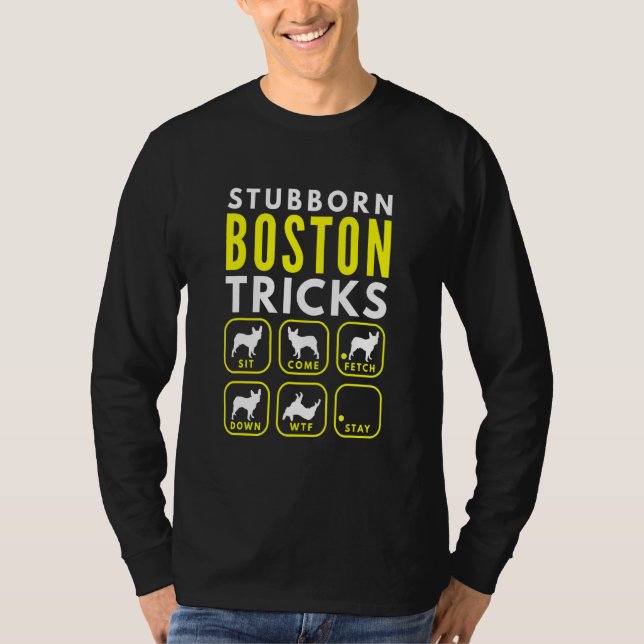 Camiseta Trucos obstinados de Boston - Entrenamiento de per (Anverso)