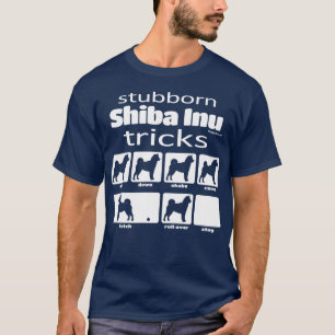 Camiseta Trucos obstinados de Shiba Inu