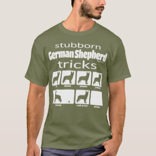 Camiseta Trucos obstinados del pastor alemán