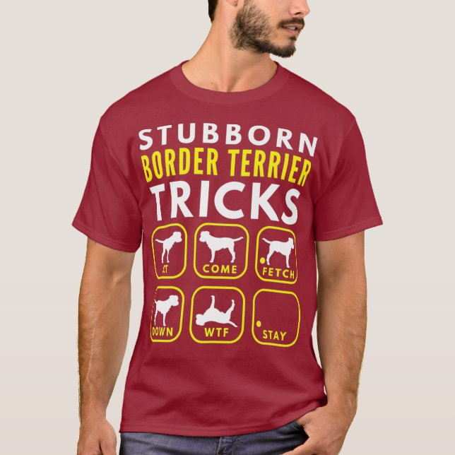 Camiseta Trucos obstinados sobre el territorio fronterizo - (Anverso)