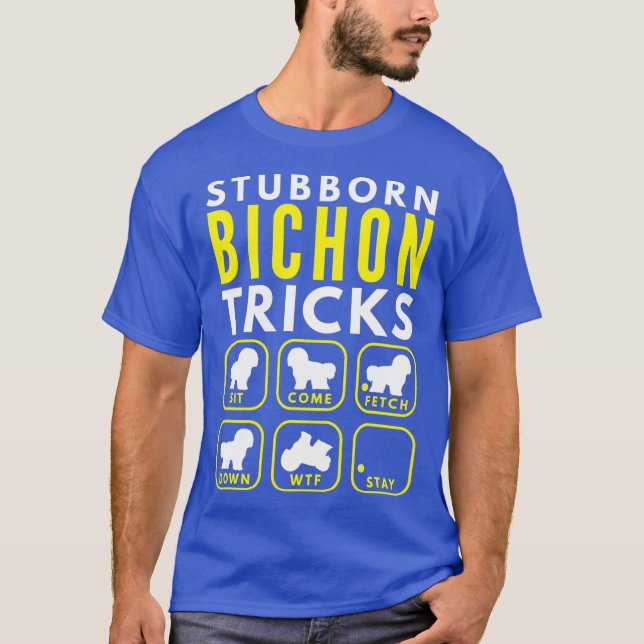 Camiseta Trucos testarudos de Bichon - Entrenamiento de per (Anverso)