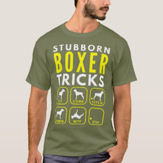 Camiseta Trucos testarudos de boxer - Entrenamiento de perr