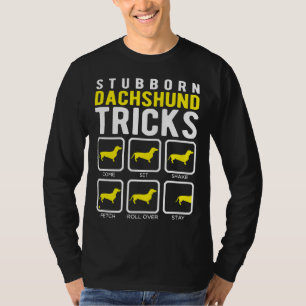 Camiseta Trucos testarudos de Dachshund
