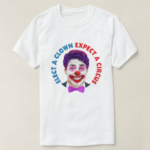 Camiseta Trudeau payaso, elige a un payaso y espera un circ