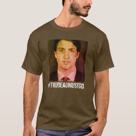 Camiseta #TrudeauMustGo (Trudeau debe irse)