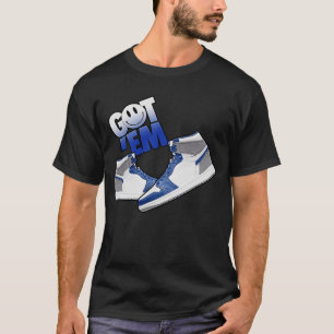 Camiseta True Blue 1s tiene Em Smile 1 High OG True Blue