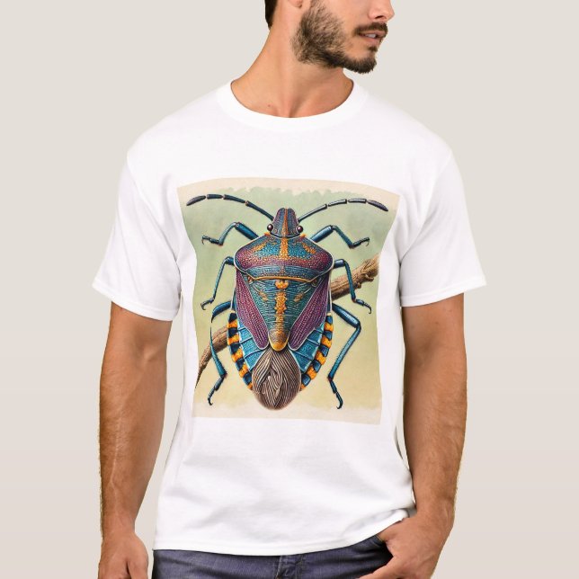 Camiseta True Bug Illustration 060824IREF209 - Watercolor (Anverso)