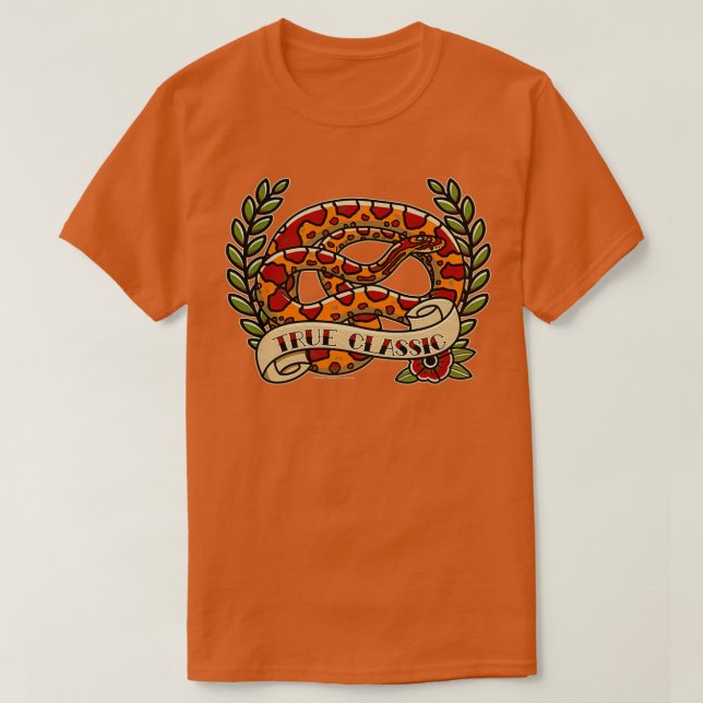 Camiseta True Corn Snake  (Diseño del anverso)