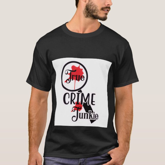 Camiseta True Crime Junkie Men's T-Shirt (Anverso)