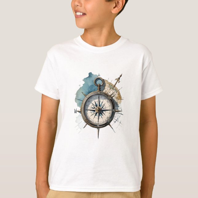 Camiseta True North Guided by Direction Compass of the Soul (Anverso)