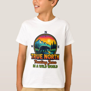 Camiseta True North Vbs 2025 Confiando en Jesús Desierto Cr