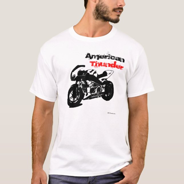 Camiseta Trueno americano (luz) (Anverso)