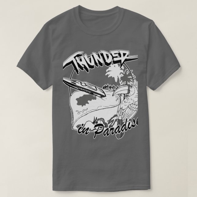 Camiseta Trueno en el paraíso (Diseño del anverso)