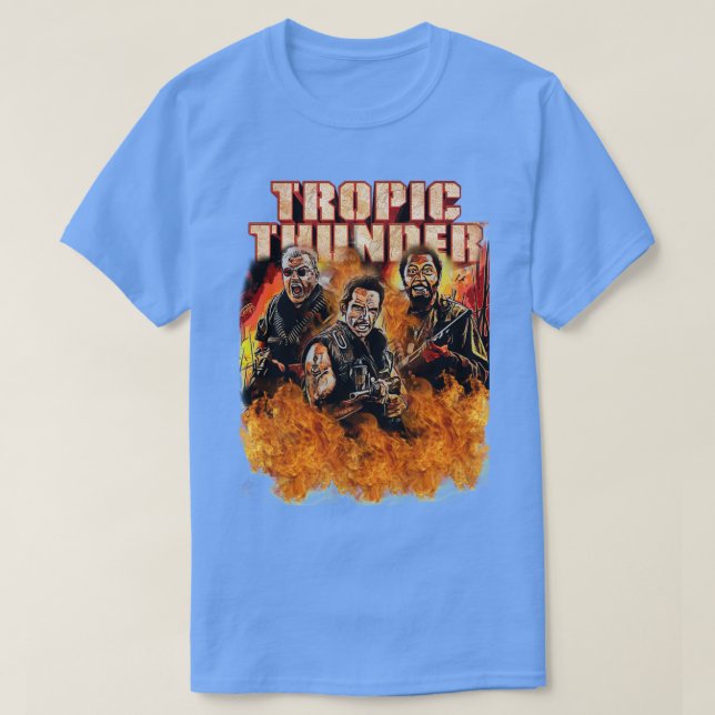 Camiseta Trueno tropical 1 (Diseño del anverso)