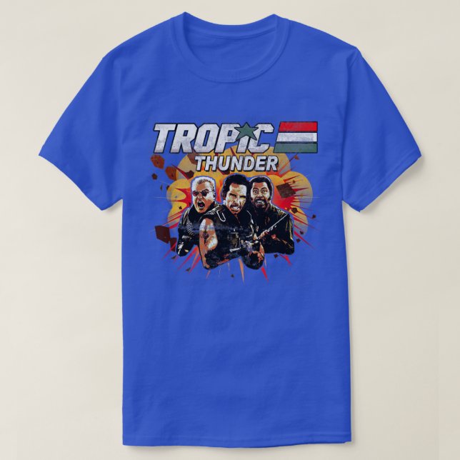 Camiseta Trueno tropical angustiado (Diseño del anverso)