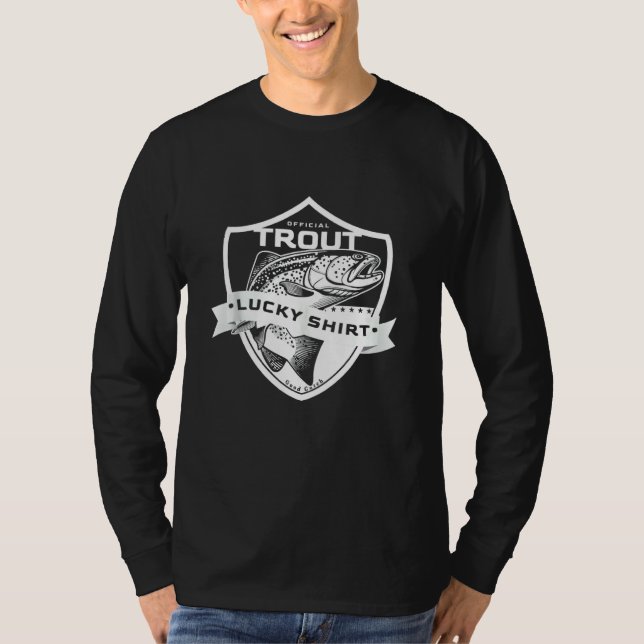 Camiseta Trueque Lucky Graciosos Accesorios De Pesca Para A (Anverso)
